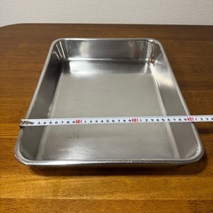 業務用 TRADEMARK 角バット ステンレス 18-8の画像