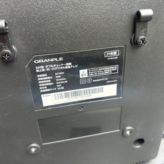 グランプレ　TV56-C413 32V型　ダブルチューナー搭載　地上波　BS CS デジタル液晶テレビ　2021年製　リモコンなしの画像