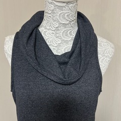 BANANA REPUBLIC 美ラインワンピース　グレー　L  美品　早い者勝ちの画像