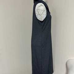BANANA REPUBLIC 美ラインワンピース　グレー　L  美品　早い者勝ちの画像