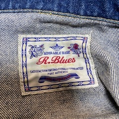 R.BLUES ダークデニム クロップドジャケットM タグ付　新品　難あり　早い者勝ちの画像