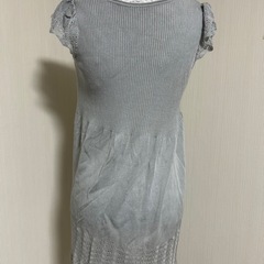 COMME CA DU MODE  トップス 薄手ニットグレー M 早い者勝ちの画像