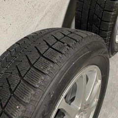 ③🔴 195/65R15 タイヤ114.3-5穴15インチ4本セット！15インチホイール＆195/65R15スタッドレスタイヤ！の画像
