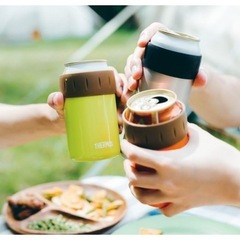 【新品】THERMOS（サーモス）保冷缶ホルダー 350ml用｜真夏でも冷たさ長持ち！ の画像