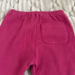 【美品】ユニクロ　リブ編みレギンス110の画像