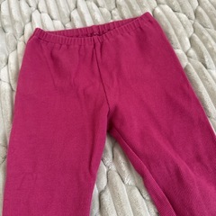 【美品】ユニクロ　リブ編みレギンス110の画像