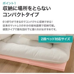 ニトリ　6つ折りマットの画像