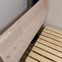 シングルベッド＋マットレスの画像