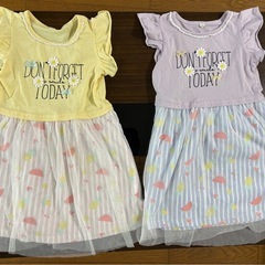 サイズ110 夏服ワンピース　4着の画像