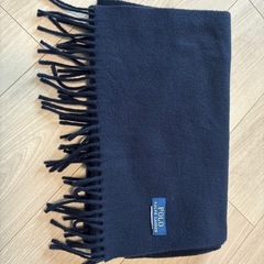 POLO Ralph Lauren ネイビー マフラーの画像