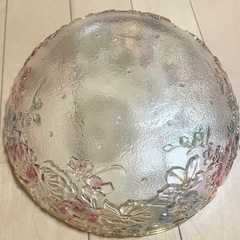 花柄ガラス　ボウルの画像