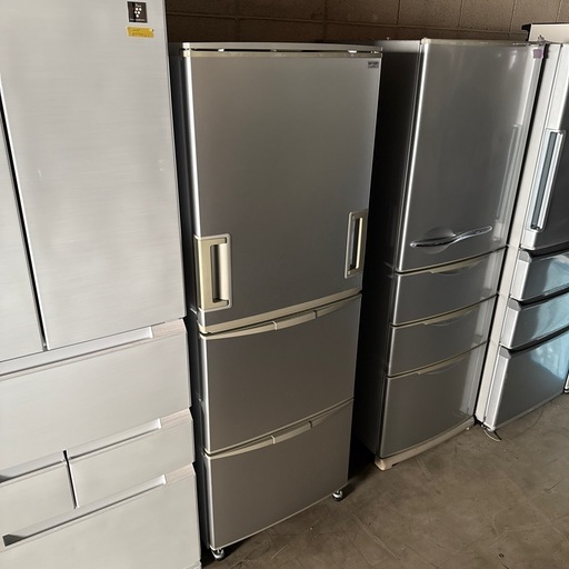 チェックOK! 配達応談 シャープ 3ドア冷凍冷蔵庫 345L SJ-WA35P 両開き