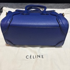CELINEラゲージナノ　レザーミニショルダー　個人断捨離　鑑定済みの画像