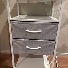 ベッドサイドテーブル　40×30×70の画像
