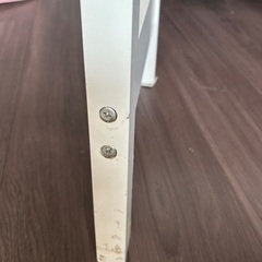 テーブル付き木製シェルフの画像