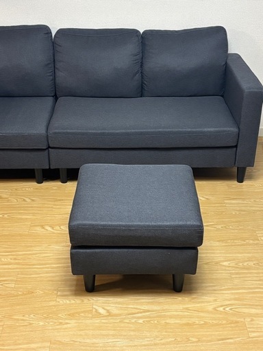 ソファー 3人掛け (インクグレー)