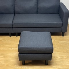 ソファー 3人掛け (インクグレー)の画像