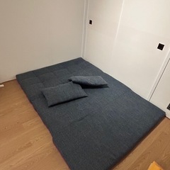 ソファーベット(クッション2個付)の画像
