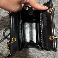 CELINE ショルダーバック　ブラゾン型押し　個人断捨離　鑑定済みの画像