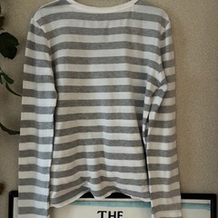 (決まりました)ボーダーTシャツ★無印良品の画像