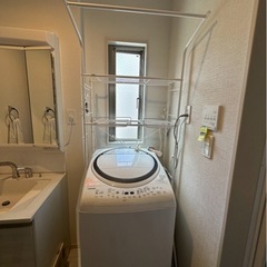 【解体済み】洗濯機ラック、ランドリーラックの画像