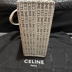 CELINE ラゲージカバタイスロゴテキスタイル　個人断捨離　鑑定済の画像