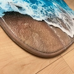 新品未使用　キッチンマット　玄関マット　マット　海　40×60cmの画像
