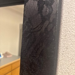 フランフラン　黒レース　全身鏡　の画像