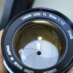 良品　CANON LENS FL 55mm F1.2 分解清掃済の画像