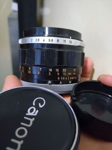 良品　CANON LENS FL 55mm F1.2 分解清掃済