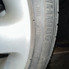 スバル純正ホイール付き　215/45/17　スタッドレスタイヤの画像