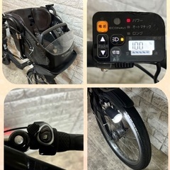 美品🌈大容量8🌸室内保管🌼パナソニック ギュット　🌼子供乗せ電動自転車bk25の画像