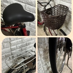 🌸美品🌸室内保管🌈8Ah大容量バッテリー🌸パナソニック　ビビ　🌸電動自転車の画像