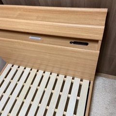 木製シングルベッドフレームのみ差し上げますの画像