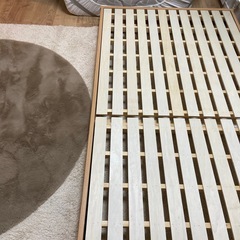 木製シングルベッドフレームのみ差し上げますの画像
