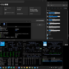 i5-13500 32GB NVMe-2台最高8GB/s程度  DVD-BD GPU +80PSU ASUS B760。現在4画面マルチモニター/8画面以上相談。Windows11Proデジタルライセンス+MS Officeの画像