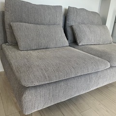 IKEA 3人掛けコンパクトソファ ソーデルハムン ベージュ