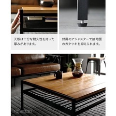 ヴィンテージ センターテーブル 80cm 正方形 ちゃぶ台 ローテーブルの画像