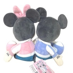 ミッキー&ミニー ちょっもっさ デココレ ペアぬいぐるみの画像