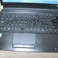 ２台目コンパクト Win11 Pro 東芝TOSHIBA dynabook R73/F Core i3-6100U メモリ4GB SSD128GB Bluetooth カメラ 無線の画像