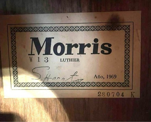 Morris（モーリス）W-13／1969年製 手工モデル【ケース付き】 