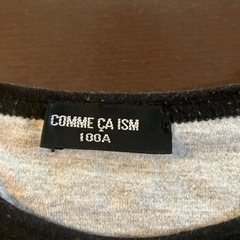 COMME CA ISM  黒 Tシャツ　100cmの画像
