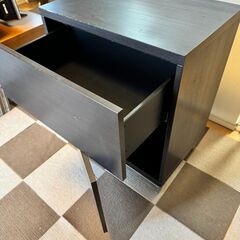 【手渡し希望】IKEA製 収納コンビネーション 扉/引き出し付き（ブラックブラウン）の画像