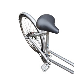 27インチ ママチャリ 自転車 シティサイクル K10028の画像