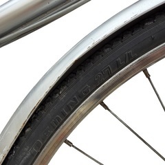 27インチ ママチャリ 自転車 シティサイクル K10028の画像