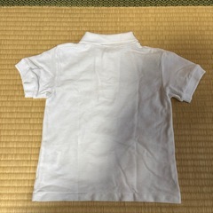 白ポロシャツ　サイズ100の画像