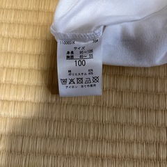 白ポロシャツ　サイズ100の画像