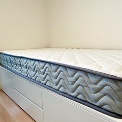 【美品/半年前購入】超高密度ポケットコイルマットレスの画像