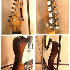 Samick（サミック） テレキャスタータイプ ギター ケース付きの画像
