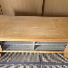 MUJI 無印良品 タモ材   テレビ台の画像